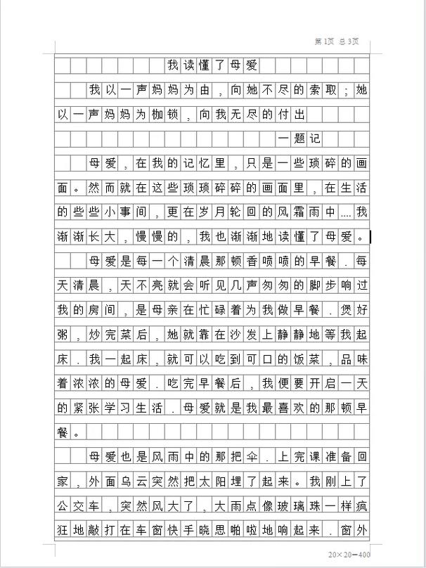 畢業(yè)論文上的母親,無(wú)盡的愛(ài)與智慧的源泉 第1張 畢業(yè)論文上的母親,無(wú)盡的愛(ài)與智慧的源泉 第1張