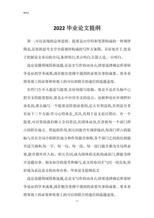 畢業論文提綱如何精準對齊—一名畢業學生的心得分享 第1張 畢業論文提綱如何精準對齊—一名畢業學生的心得分享 第1張