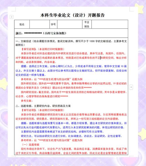 信息文本開題報告范文撰寫指南，老師視角的洞察與指導